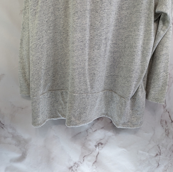 J Jill Cardigan Womens Large Oatmeal Wrap Topper Lightweight Pocket Pure - Picture 7 of 12